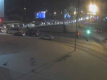 Утренняя Пермь стоит в пробках