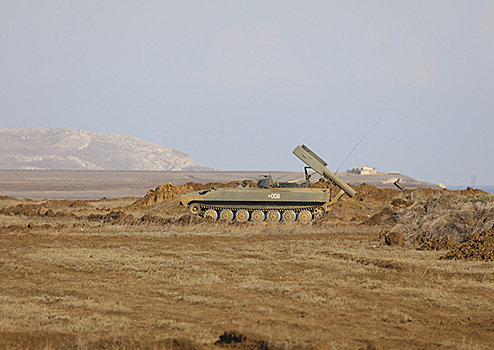 В Крыму на полигоне боевой подготовки Опук проходит полевой выход инженерных подразделений армейского корпуса ЧФ