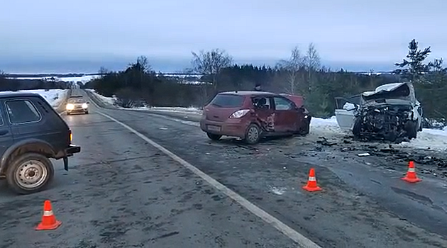 В массовом ДТП в Павловском районе пострадали четыре человека