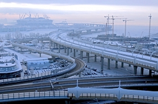 Популярность развязок ЗСД связана с расположением офисов Петербурга