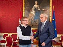 Президент Австрии встретился с директором псковского госархива