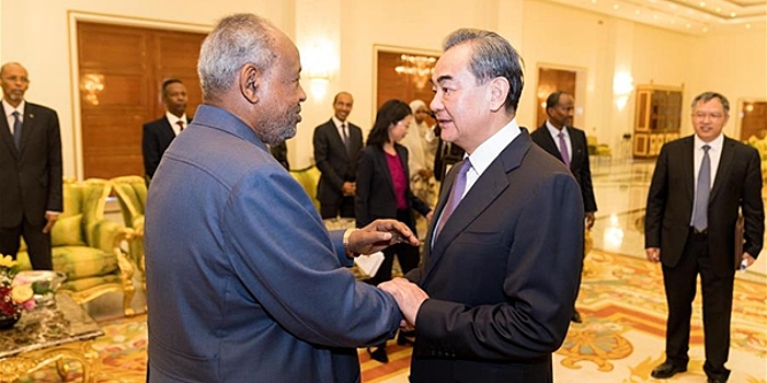 Президент Джибути встретился с Ван И