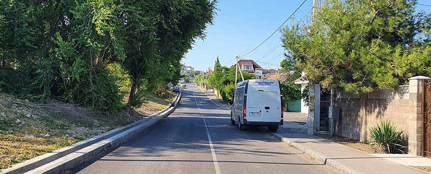 В Севастополе ремонт улицы Галины Петровой был завершен раньше срока