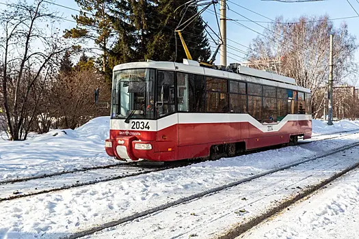 Новосибирск обновляет трамвайный маршрут № 13: новые вагоны на линии