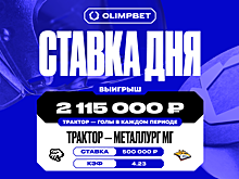Уверенная игра «Трактора» принесла клиенту OLIMPBET больше двух миллионов рублей