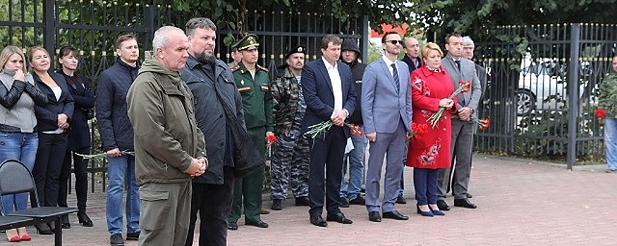 В ТУ «Кузнецовское» торжественно захоронили останки Петра Маркина