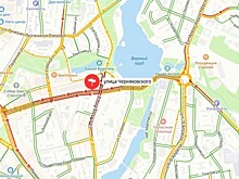 Перекрёсток Пролетарская — Черняховского встал в пробке из-за отключенного светофора