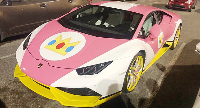 Владелец этого Lamborghini Huracan явно большой поклонник Nintendo Mario