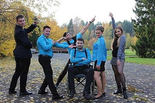 Калининградской команде КВН, в которой играют инвалиды, нужна помощь для поездки на турнир в Петербург