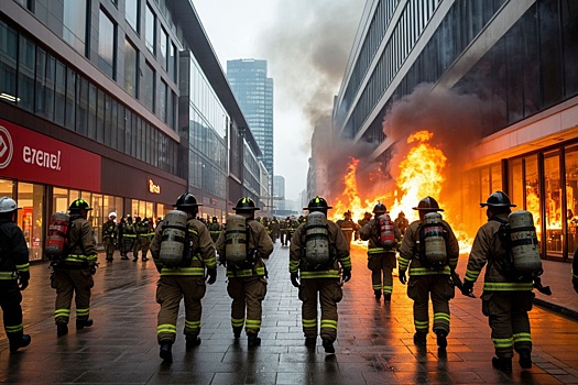 Пожарные предотвратили крупный пожар в ТЦ «Кубатура» в Петербурге