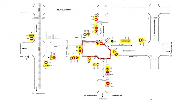 Смотрите схему: в центре Самары ограничено движение автомобилей и троллейбусов