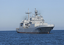 Большой десантный корабль Северного флота «Иван Грен» вышел в Баренцево море для отработки плановых задач