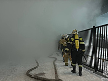 В Уфе произошел пожар в торговом центре