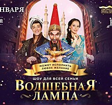 Продюсерский центр «Дилявер» представляет новогодний цирковой мюзикл «Волшебная лампа», который пройдет с 2 по 6 января 2023 года