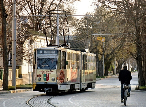 Столетнюю ветку евпаторийской трамвайной дороги ждет реконструкция