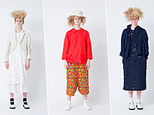 Цирк не уехал: 20 образов с широкими штанами культовой марки Comme des Garçons