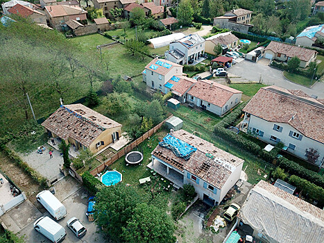 Град размером до 7 см привел к серьезному ущербу на юго-востоке Франции (ФОТО, ВИДЕО)