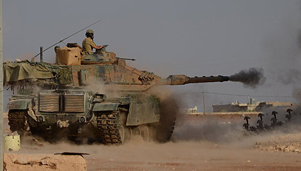 Колонна турецких танков введена на юг Алеппо