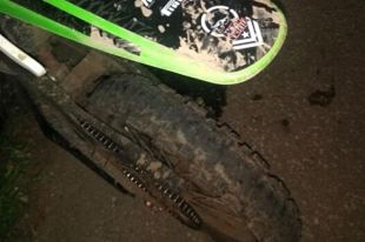 В Рязани пьяный мотоциклист «споткнулся» о бордюр