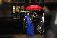 Кендалл Дженнер вышла в свет в просвечивающем платье