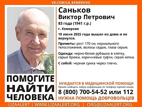 "Оклеено около 1 000 ориентировок": волонтеры рассказали о поисках пропавшего в Кемерове 83-летнего пенсионера