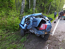 Очевидцы: На балтийской трассе пьяный автомобилист врезался в дерево