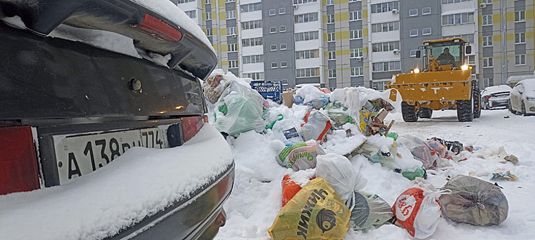 ЦКС отчитался об уборке за сутки 90 заваленных мусором площадок в Челябинске