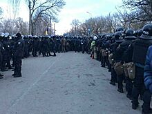 Столкновения митингующих с полицией вспыхнули на Украине