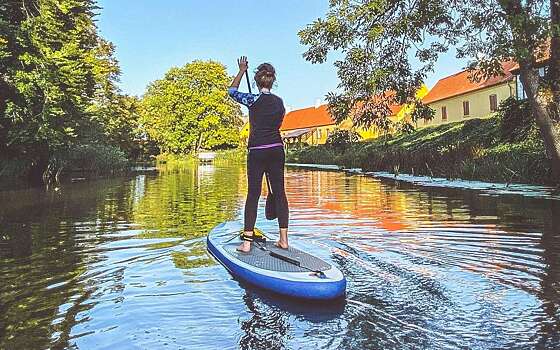 Накажет ли ГАИ за катание на сапборде по затопленной улице?