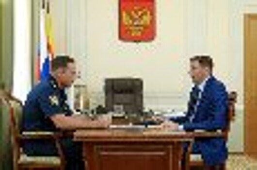 Начальник УФСИН России по Воронежской области Алексей Ашурков провел рабочую встречу с главой Воронежа Сергеем Петриным