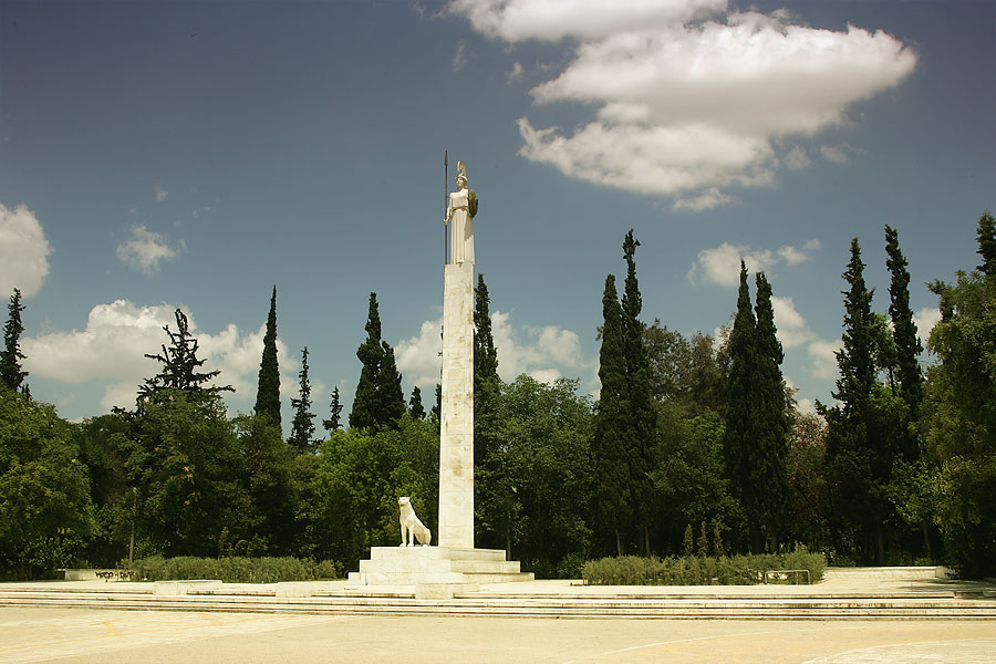 Статуя Афины, Афины, Греция, Европа