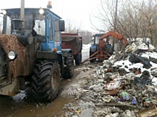 В Уфе ликвидировали стихийную свалку