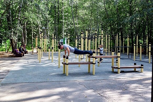 Москвичи предпочли провести лето на воркаут-площадках