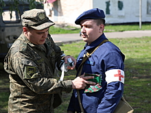 С летчиками Энгельсского полка дальней авиации проведены практические занятия по тактической медицине