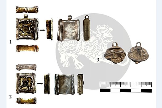 В Татарстана обнаружили древнеболгарские серебряные амулетницы