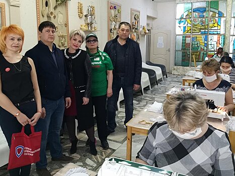 Медицинские маски раздают бесплатно в Краснокаменске