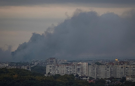 Во Львовской области на западе Украины произошел пожар в газовом хранилище