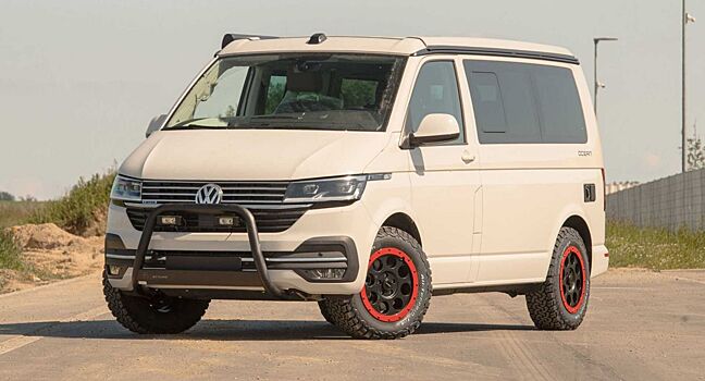 VW Transporter подготовили к бездорожью