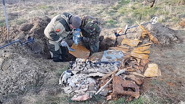Калининградские поисковики нашли самолёт с останками бойцов Красной армии