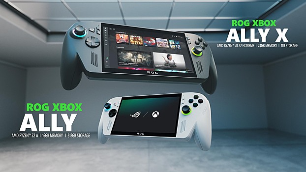 Microsoft представила план обновлений для портативной консоли ROG Xbox Ally