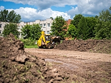 В Переславле Ярославской области «Газпром» строит школьный стадион