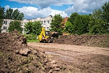 В Переславле Ярославской области «Газпром» строит школьный стадион