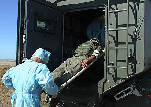 Медицинские специалисты Черноморского флота отработали вопросы медицинского обеспечения в полевых условиях на учении в Крыму