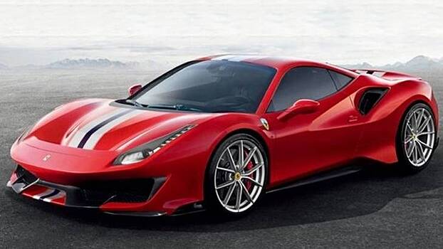 В сети рассекретили экстремальное купе Ferrari 488 Pista