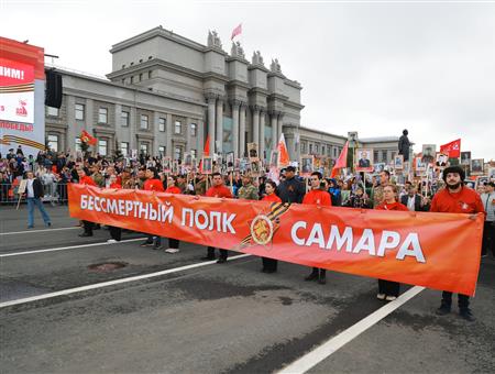 Более 10 тысяч человек приняли участие в шествии «Бессмертного полка» в Самаре
