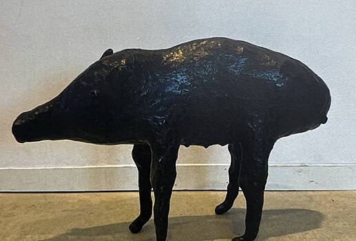 Украденной из галереи 15-килограммовой скульптуры кабана хватились спустя пять дней