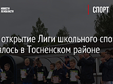 Фото: открытие Лиги школьного спорта состоялось в Тосненском районе