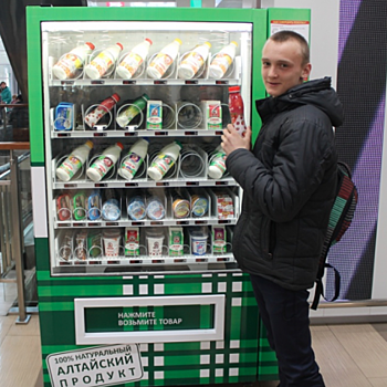 В Барнауле появились молочные автоматы