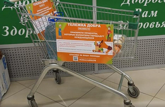В Самарской области появились первые "Тележки добра"