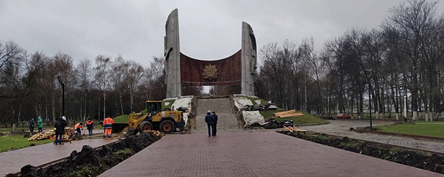 В Нижнем Новгороде благоустраивают парк Славы